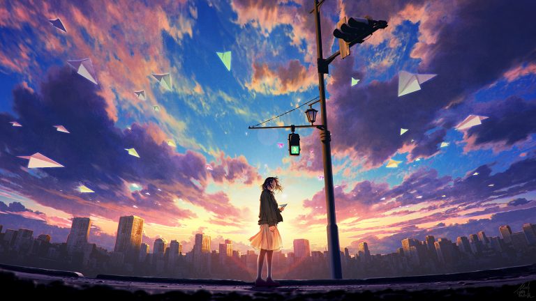 20+ Beautiful Anime Scenery Wallpaper 4K Pics
