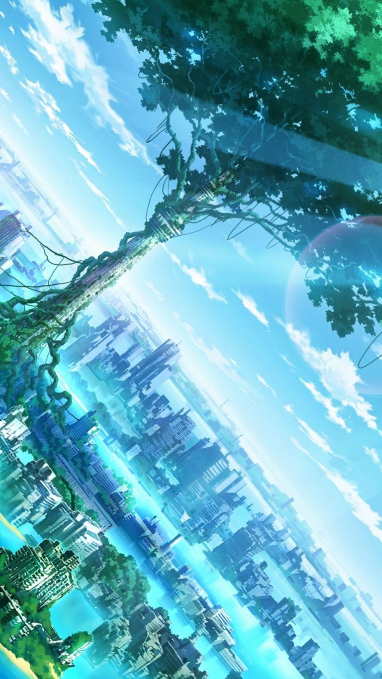 20+ Scenery City Anime Wallpaper 4K Background