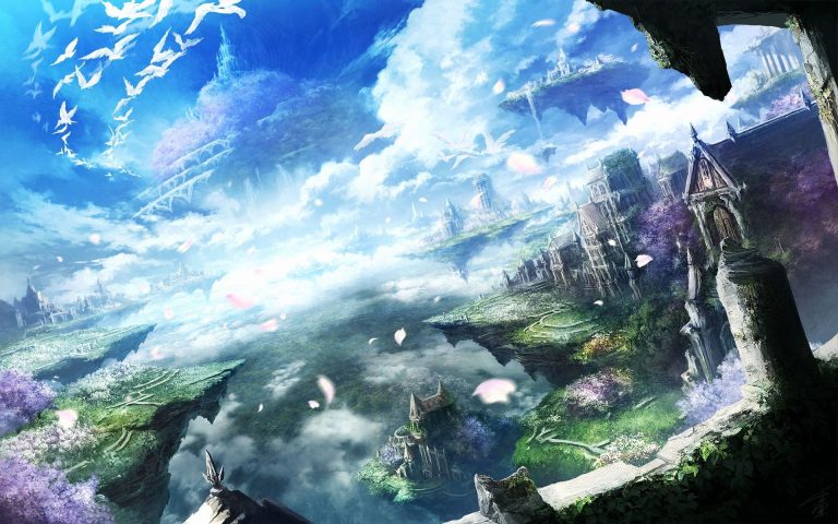 View Anime Landscape Wallpaper 4K Pc PNG