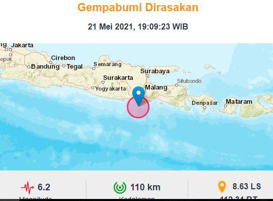 gempa hari ini di indonesia Gempa padang hari ini 2020 terbaru