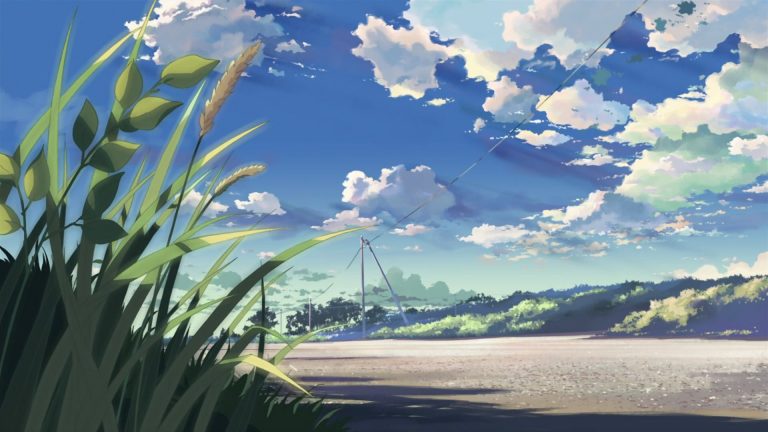 Get Aesthetic Anime Scenery Wallpaper 4K PNG