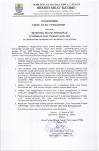 Download Pengumuman Cpns 2021 Cirebon
 PNG