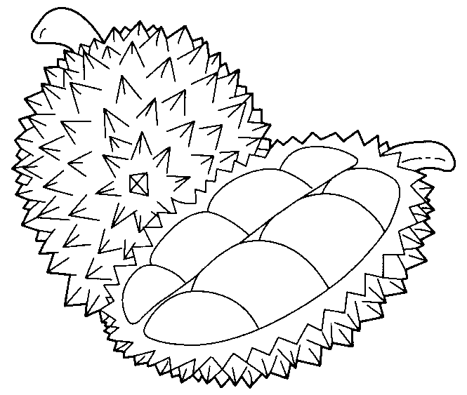 Gambar Buah Durian Animasi Gif