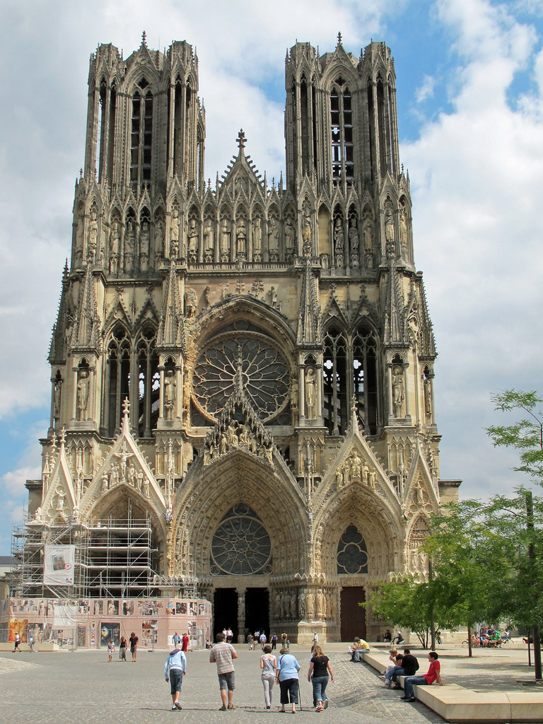 Cathedrale De File:facade de la cathédrale de reims